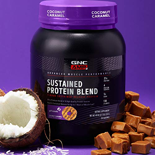 GNC AMP Sustained Protein Blend | Targeted Muscle Building and Exercise Formula GNCAu supplements