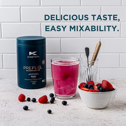 Kinetica PreFuel, Pre Workout, 5.9g Amino Acids & 2.3g BCAA's per Serving, 30 Servings KineticaUS supplements
