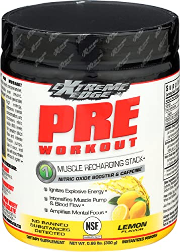 Bluebonnet Nutrition Extreme Edge Pre workout, Muscle Recharging Formula, Increases BluebonnetAu supplements
