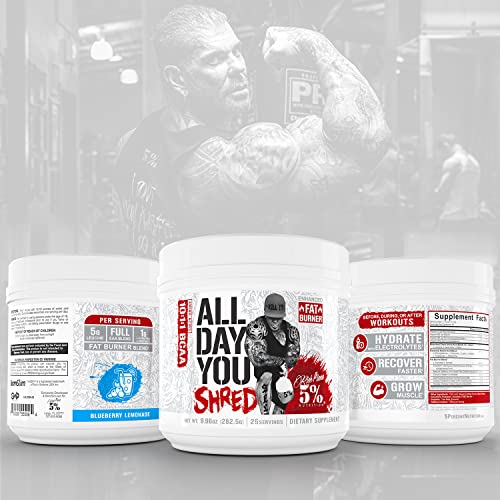 5% Nutrition Rich Piana AllDayYou Shred BCAA Powder | Amino Acid Supplement 5% NutritionAu supplements