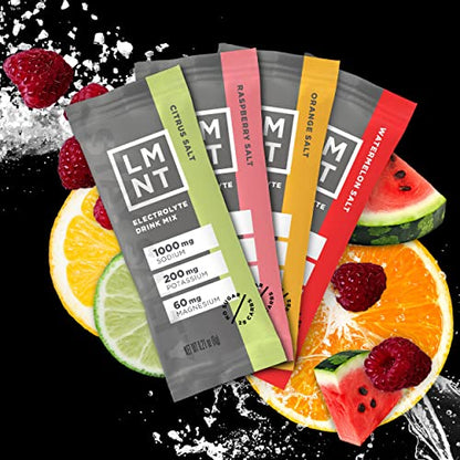 LMNT Zero-Sugar Electrolytes - Variety Salt - Hydration Powder Packets | No Dodgy Ingred Drink LMNTUS supplements