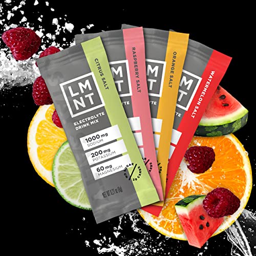LMNT Zero-Sugar Electrolytes - Variety Salt - Hydration Powder Packets | No Dodgy Ingred Drink LMNTAu supplements