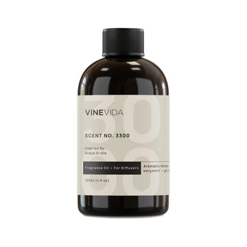 VINEVIDA [4 Fl Oz] Scent NO. 3300 Fragrance Oil for Cold Air Diffusers, Aromatic Notes of Bergamot VINEVIDAAu supplements