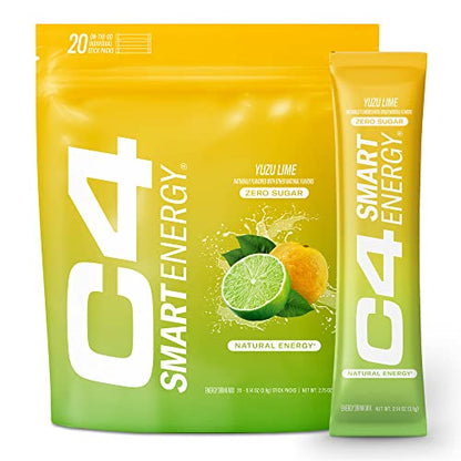 C4 Smart Energy Powder Stick Packs - Sugar Free Performance Fuel & Nootropic Brain CellucorUS supplements