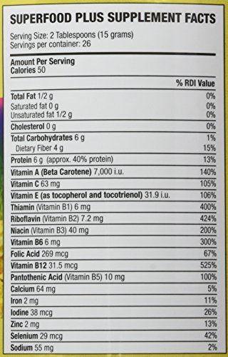 Dr. Schulze’s | SuperFood Plus | Vitamin & Mineral Herbal Concentrate | Dietary Supplement Dr. Schulze'sUS supplements