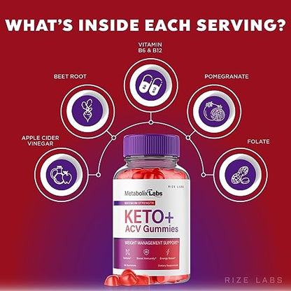 Metabolix Labs Keto ACV Gummies - Metabolix Labs Keto Plus ACV Gummies MetabolixLabs rize labsUS supplements