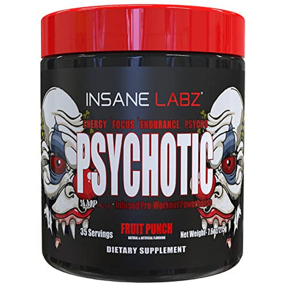 Psychotic, and Insane Veinz, Pre Workout Stack (Fruit Punch) Insane LabzUS supplements