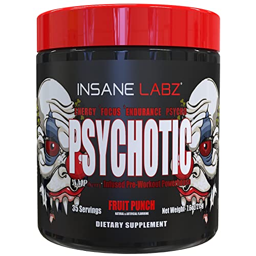 Psychotic, and Insane Veinz, Pre Workout Stack (Fruit Punch) Insane LabzAu supplements