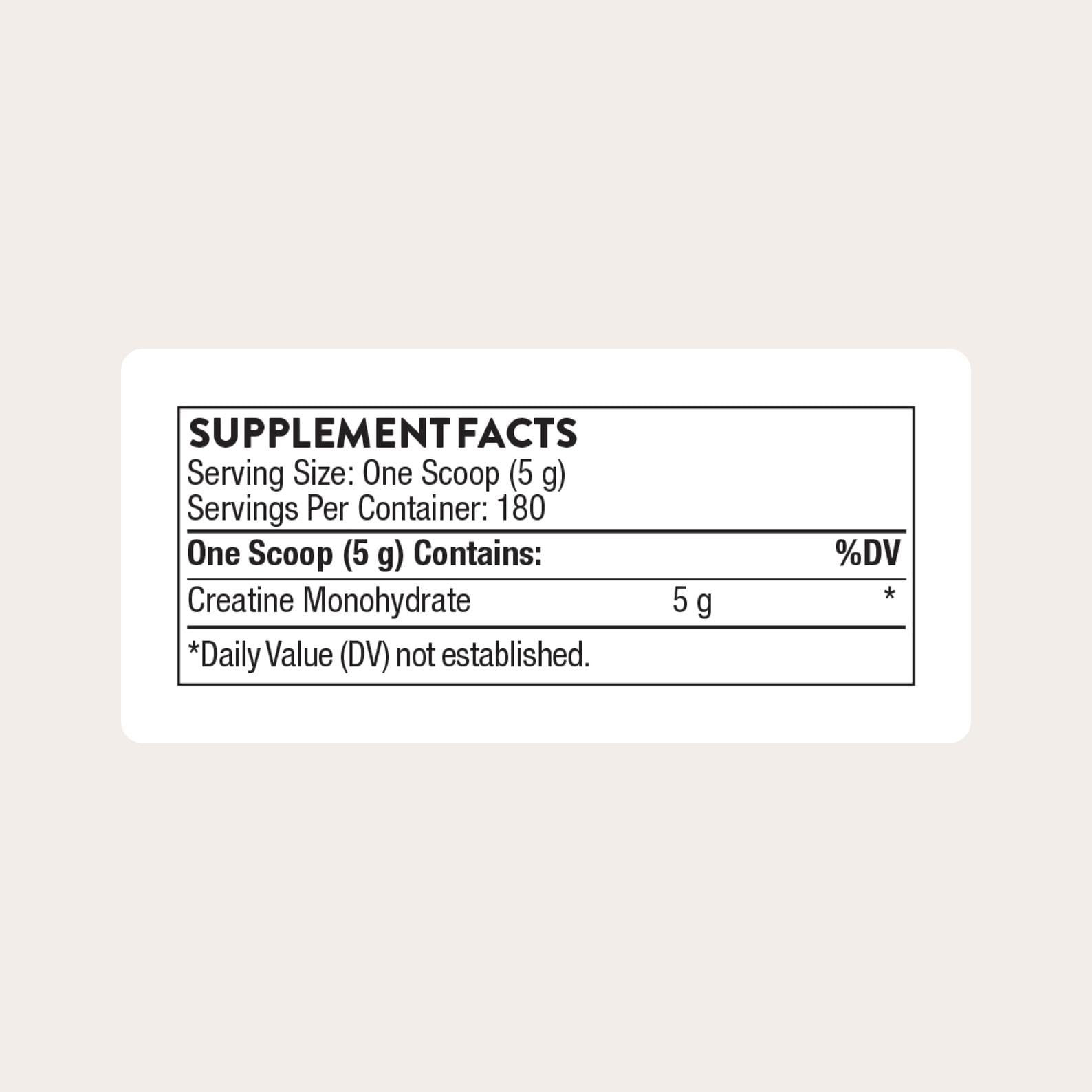 THORNE Creatine - Micronized Creatine Monohydrate Powder - Support for Muscles & Cognitive Function* - for Women & Men - Unflavored - NSF Certified for Sport - 5 g per Serving - 180 Servings THORNEAu supplements