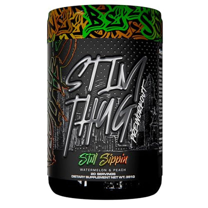 KILO LABS Pre Workout Powder | Stim Thug Preworkout for Men and Women | Hydrating KILO LABSUS supplements