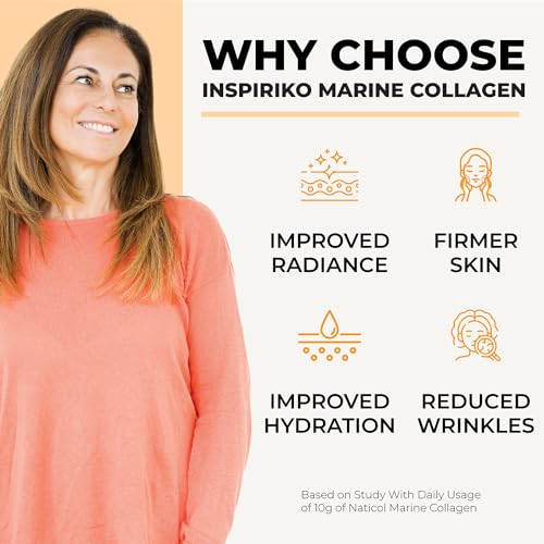 Marine Collagen Powder for Women - Marine Collagen with Hyaluronic Acid, Vitamin C InspirikoAu supplements