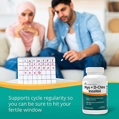 Fairhaven Health Myo-Inositol and D-Chiro Inositol Supplement | 40:1 Ratio | Female Fairhaven HealthUS supplements