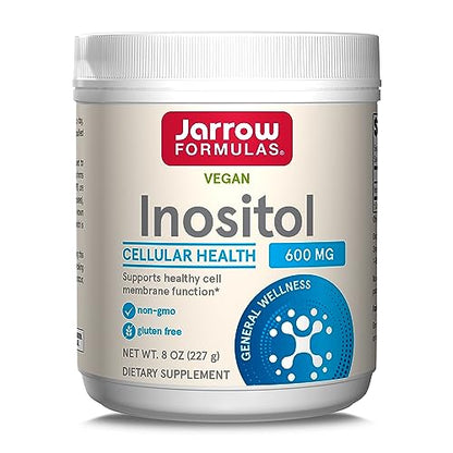 Jarrow Formulas Inositol 600 mg, Dietary Supplement for Cellular Health Support, 8 oz Jarrow FormulasUS supplements