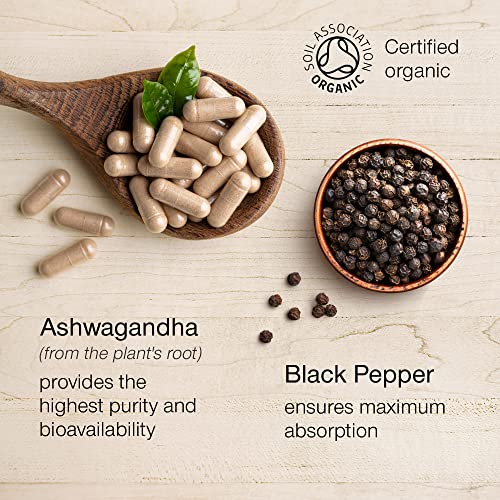 Organic Ashwagandha High Strength - 1000mg Ashwagandha Capsules - Pure Ashwagand SuperSelfUS supplements