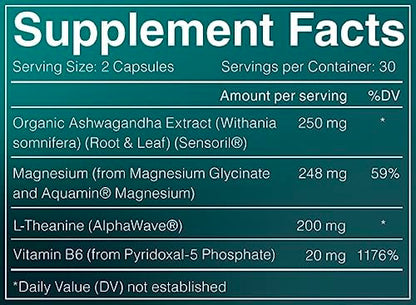 AshwaMag by GreenWave Nutrition | 5 Clinically Studied Ingredients | Happier & Motivated AshwaMagUS supplements