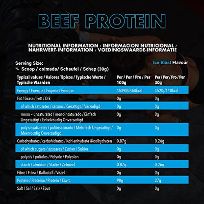NXT Nutrition Beef Protein Isolate Powder - Protein Powder High in Natural Amino Acids NXT NutritionUS supplements