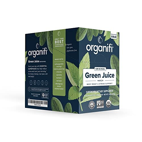 Organifi: GO Packs - Green Juice - Organic Superfood Supplement Powder - 30 Count OrganifiUS supplements