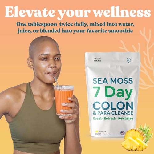 Atlantic Naturals Sea Moss 7 Day Colon and para Cleanse | Detox, Gut Health and Intestinal Atlantic NaturalsAu supplements