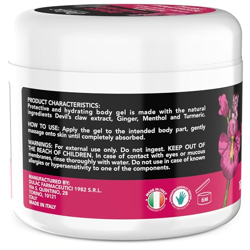Dulac - Devil's Claw 98% Cream Maximum Strength 16.9 Fl Oz, Natural Joint and Muscle Comfort Cream, Enriched with Menthol for Cool Effect DULÀC FARMACEUTICI 1982Au supplements
