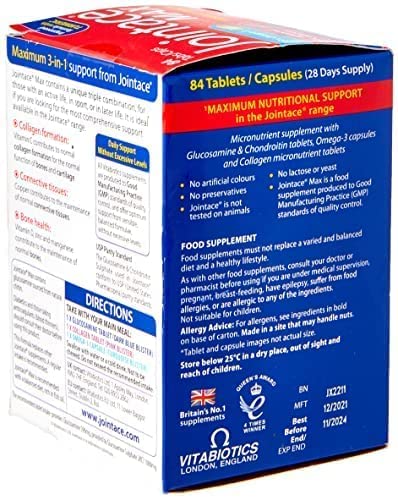 Jointace Vitabiotics Max, 84 Count (Pack of 1) VitabioticsUS supplements
