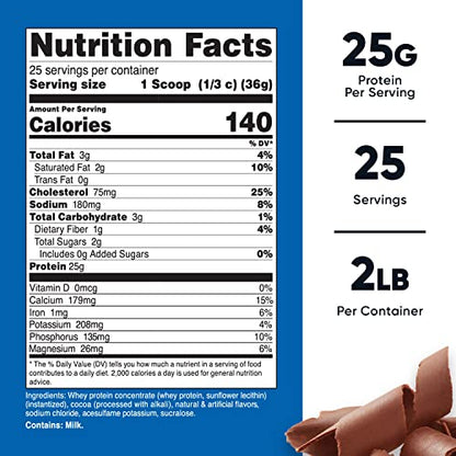 Nutricost Whey Protein Concentrate (Chocolate) 2LBS - Gluten Free & Non-GMO NutricostUS supplements