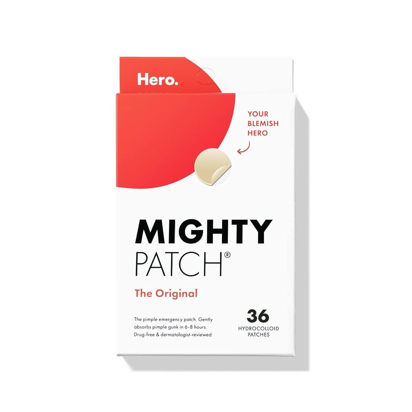 Mighty Patch Original from Hero Cosmetics - Hydrocolloid Acne Pimple Mighty PatchUS supplements