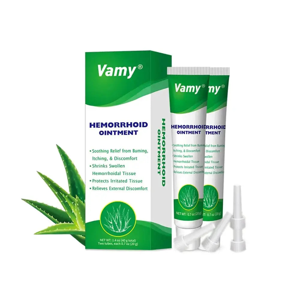vamy Herbal Hemorrhoid Cream, Hemorrhoid Treatment and Hemorrhoids Cream with Lidocaine 4% and Phenylephrine HCI for Fast Relief of Pain, Swelling, Itching, Burning, Hemorrhoidal Treatment. 2 pc vamyAu supplements