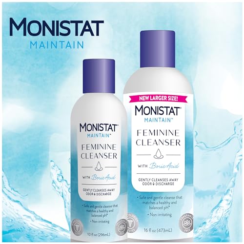Monistat Boric Acid Feminine Cleanser, Fragrance Free Feminine Wash, 16 Fl Oz, 1 Pack MonistatAu supplements
