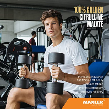 Maxler 100% Golden Citrulline Malate Powder - Vegan L-Citrulline DL-Malate 2:1 Amino Acid MaxlerUS supplements
