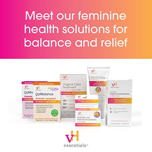 vH essentials Vitamin C Vaginal Tablet | Boric Acid Suppository Alternative | Supports Healthy pH and Eliminates vH essentialsAu supplements