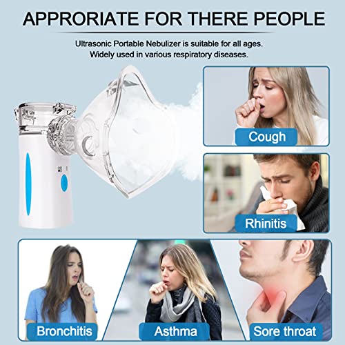 Portable Nebulizer - Rechargeable Nebulizer Machine for Adults and Kids NawetiAu supplements