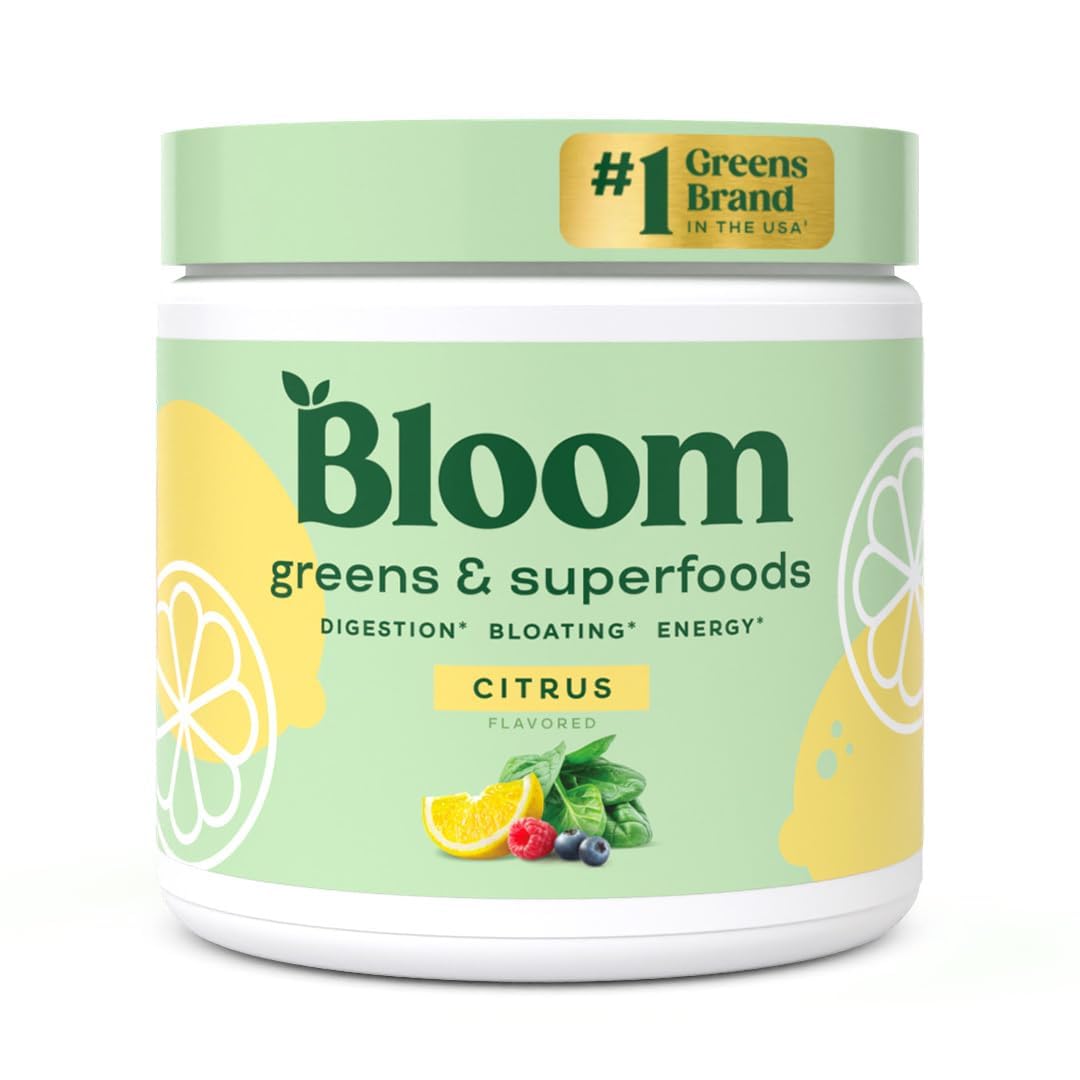 Bloom Nutrition Greens and Superfoods Powder for Digestive Health, Greens Powder Bloom NutritionUS supplements