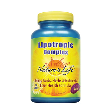 Nature's Life Lipotropic Complex | Comprehensive Support for Healthy Liver Function | with Choline & Inositol | Non-GMO | 90 Vegetarian Tablets Nature's LifeAu supplements