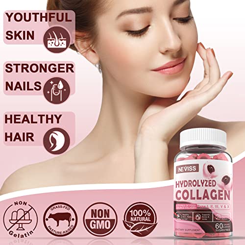 Sugar Free Hydrolyzed Collagen Gummies 800mg KrooUS supplements
