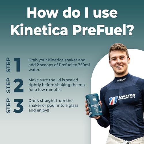 Kinetica PreFuel, Pre Workout, 5.9g Amino Acids & 2.3g BCAA's per Serving, 30 Servings KineticaAu supplements