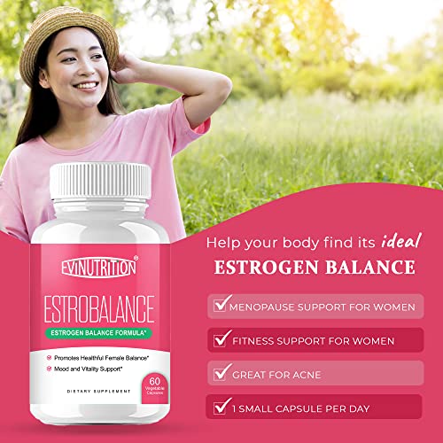 Evinutrition Estrobalance Capsule for Women - Menopause Mood and Energy Support EvinutritionAu supplements
