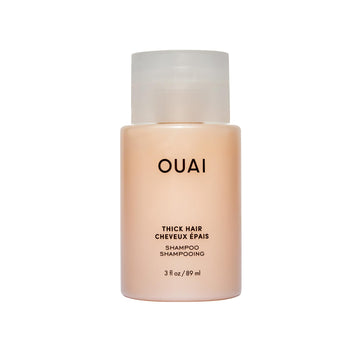 OUAI Thick Shampoo Travel Size - Moisturizing Shampoo with Keratin, Marshmallow Root, Shea Butter, Avocado Oil for Thick Hair - Strengthens & Hydrates - Paraben & Sulfate Free (3 Fl Oz) OUAIAu supplements