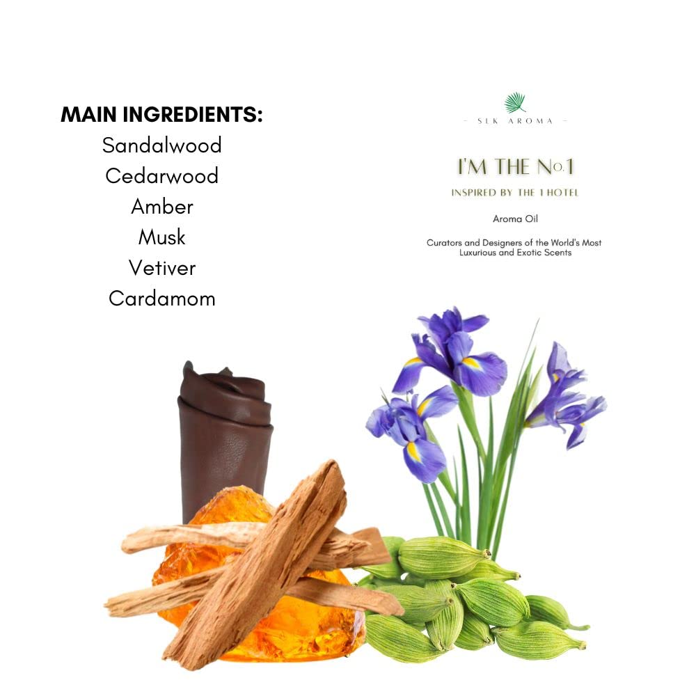 SLK Aroma - The No. 1 - Niche Blend of Essential Oils - Sandalwood, Cedarwood, Amber, Musk SLK AromaAu supplements