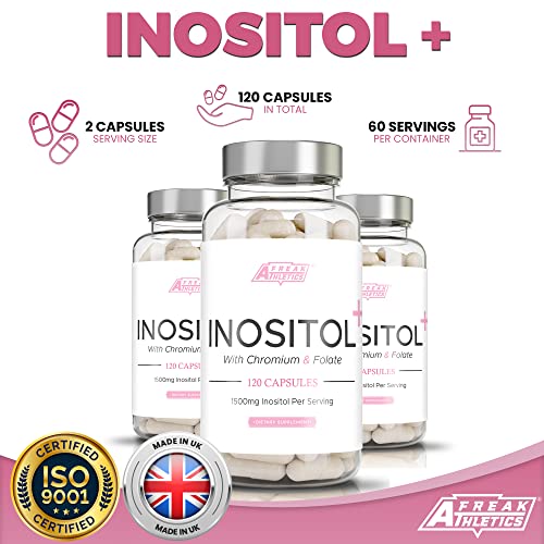 Myo-Inositol Capsules by Freak Athletics - Inositol Capsules with Chromium & Folate Freak AthleticsUS supplements