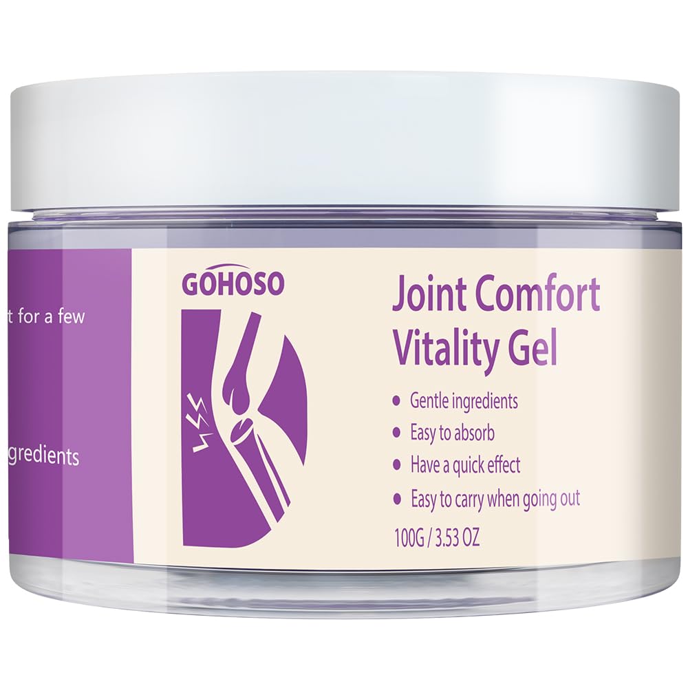 Joint Purple Gel, Cooling Massage Cream with Turmeric for Back, Neck, Joints & Muscles – Hydrating Gel for Active Lifestyles ENVISHAAu supplements