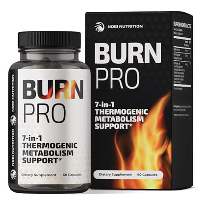 Burn Pro 7-in-1 Thermogenic Metabolism Booster | Weight Management Support Supplem Nobi NutritionUS supplements