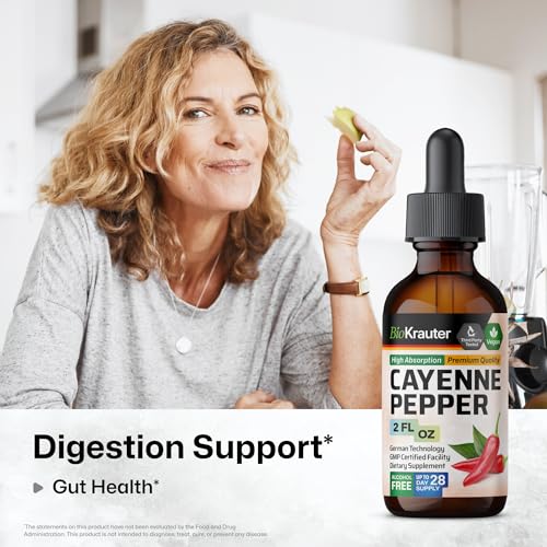 MAUWE HERBS Cayenne Pepper Supplement - Organic Cayenne Pepper Tincture MAUWE HERBSUS supplements
