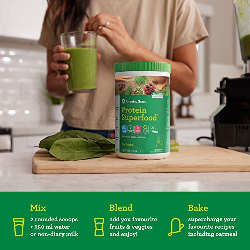 Amazing Grass Protein Superfood, Organic Vegan Protein Powder with Fruit and Vegetables Amazing GrassAu supplements