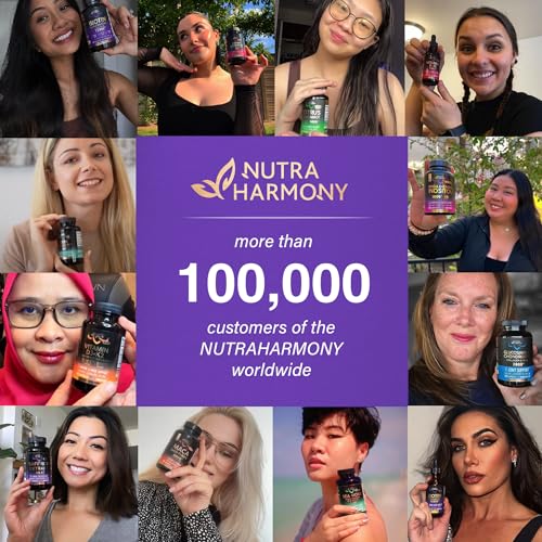 Liquid Biotin & Collagen - Vitamins for Hair Growth Support for Women & Men NUTRAHARMONYAu supplements