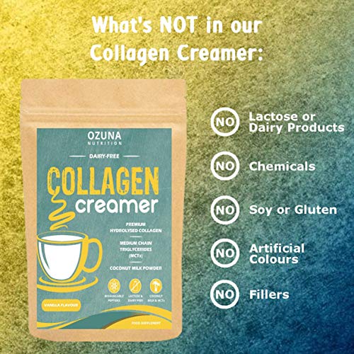 Collagen Coffee Creamer | Keto & Paleo | Premium Hydrolysed Collagen Peptides & Coconut MCT OZUNA NUTRITIONUS supplements