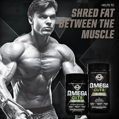 PMD Sports Omega Cuts Elite Fat Loss-Muscle Defining Formula - Omega Fatty Acids PMDUS supplements