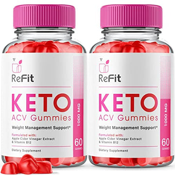 (2 Pack) Refit Keto ACV Gummies for Weight Loss, Refit Keto ACV Gummies Advanced FyvusAu supplements