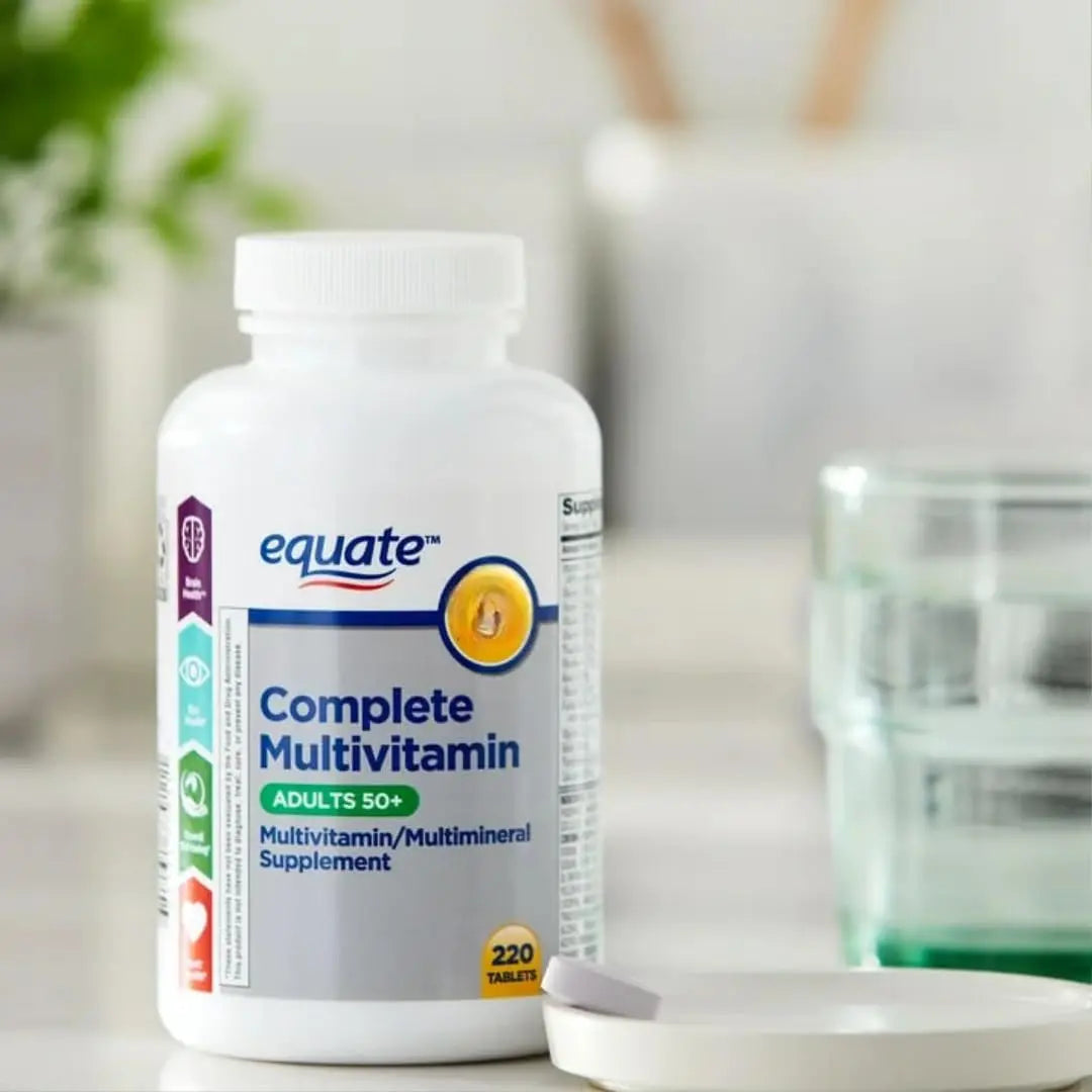 AGILIPET Equate Complete Multivitamin/Multimineral Supplement Tablets, Adults 50+, 220 Count (Pack of 1) Sticker AGILIPETAu supplements