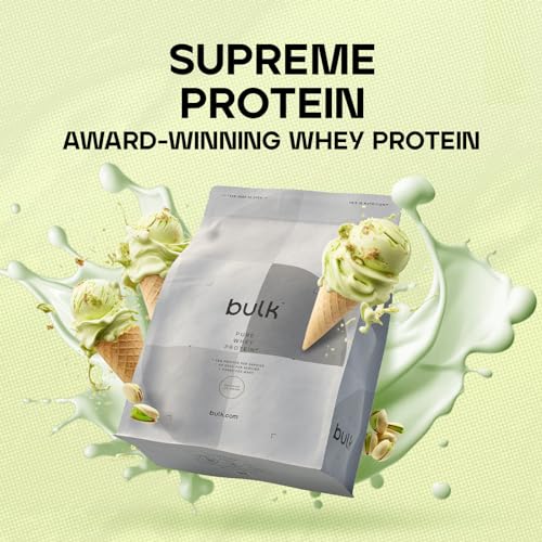 Bulk Pure Whey Protein Powder Shake, Pistachio Ice Cream, 1 kg BulkAu supplements